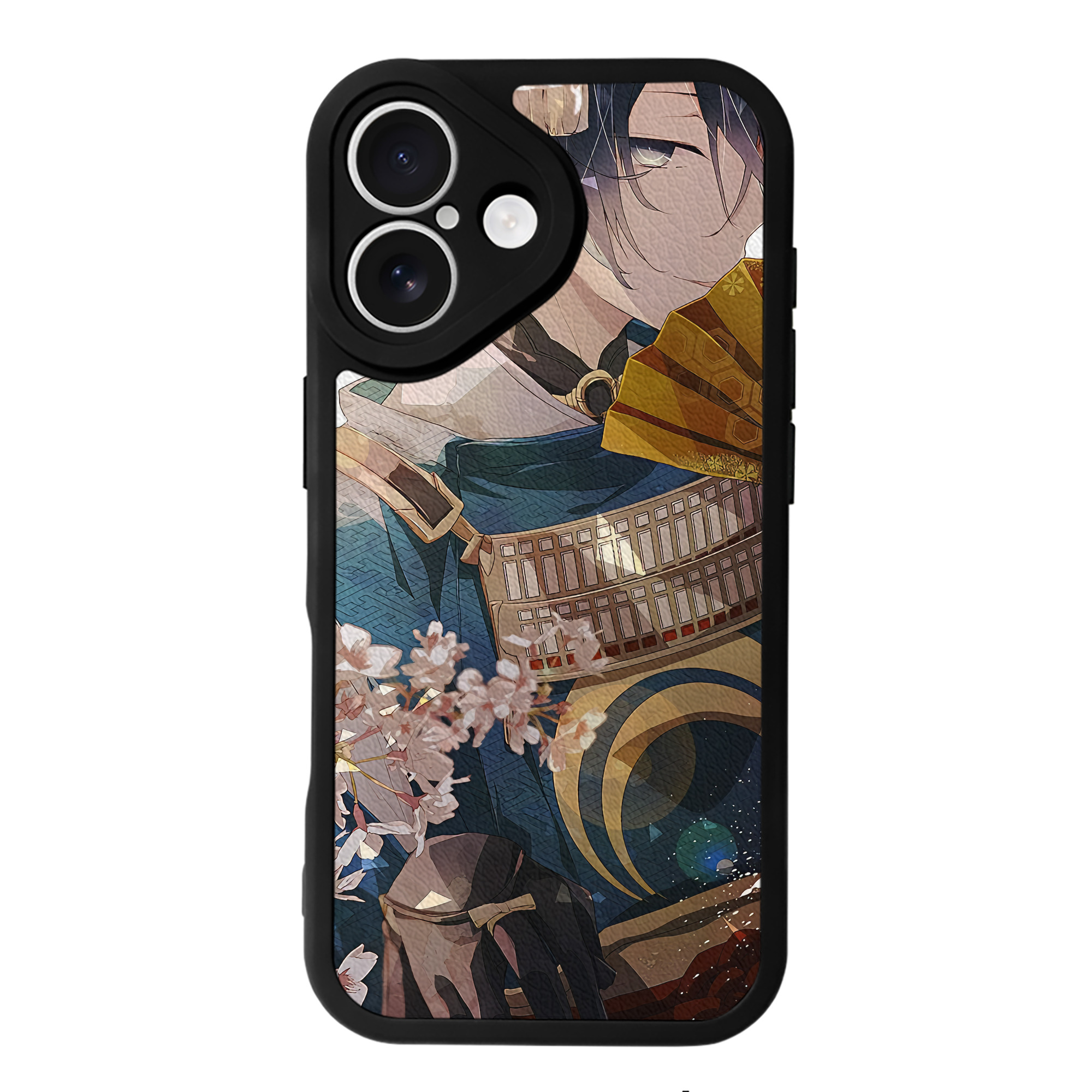 （画像用） 刀剣乱舞 Touken Ranbu 【iPhone 16シリーズ対応】シリコンスマホケース（レザー調） 材質：シリコン